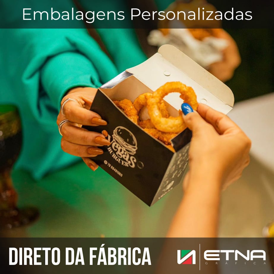 Caixas e Embalagens para Fritas Delivery